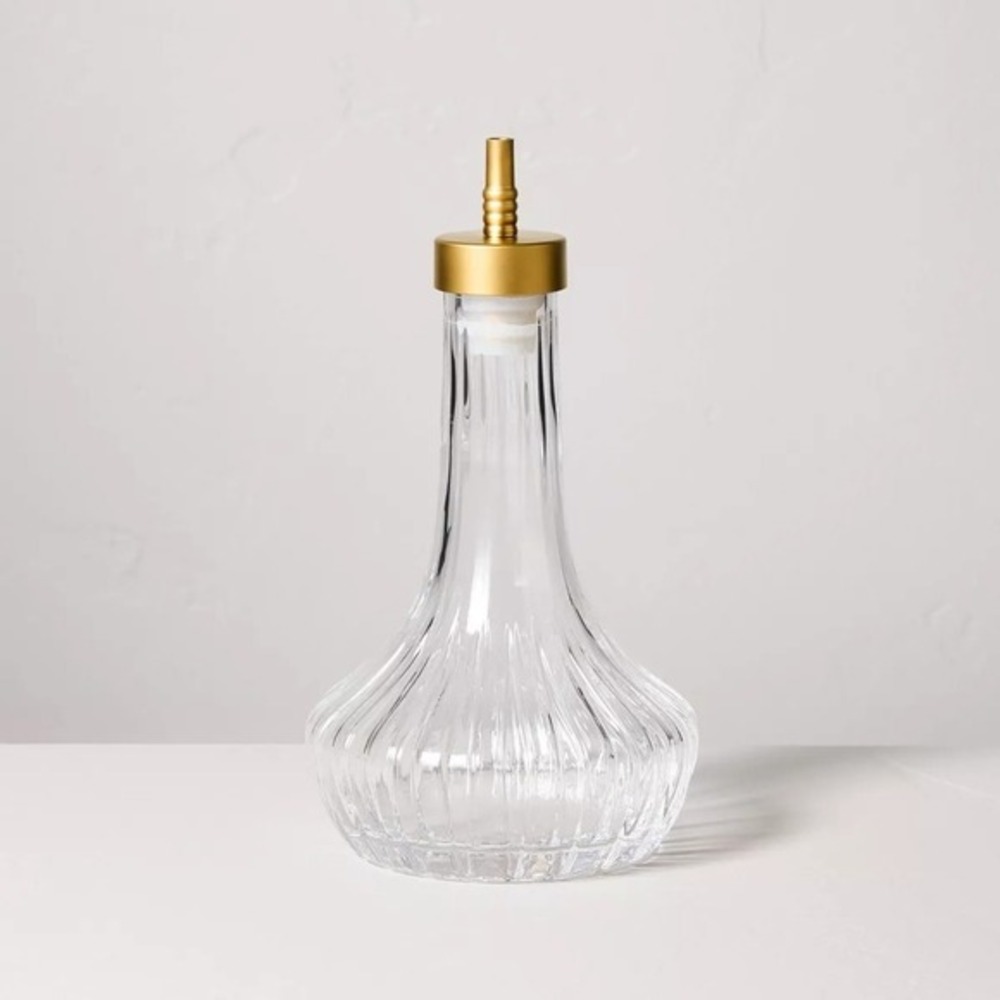Glass &‎ Brass Simple Syrup/Bitter Dispenser Hearth & Hand Magnolia, Target 2025